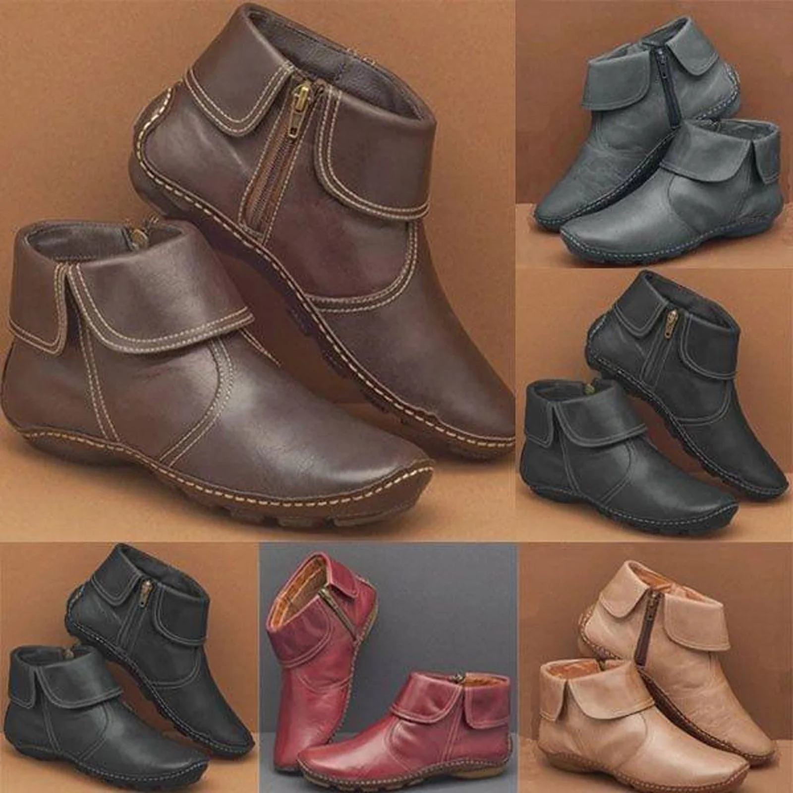 PREMIUM SUPER COMFY UNISEX AUTUMN ANKLE BOOTS - Buy 1 Get 1 - Image 7