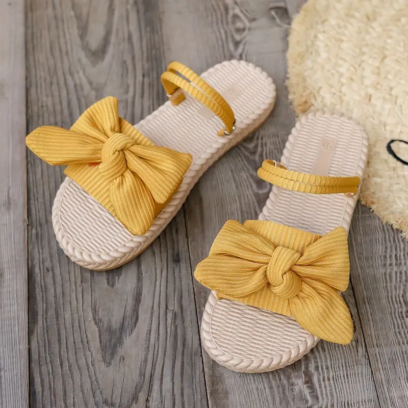 QUAIRADING™ WOMEN'S BOWKNOT DECOR SLIDE SANDALS - Image 7