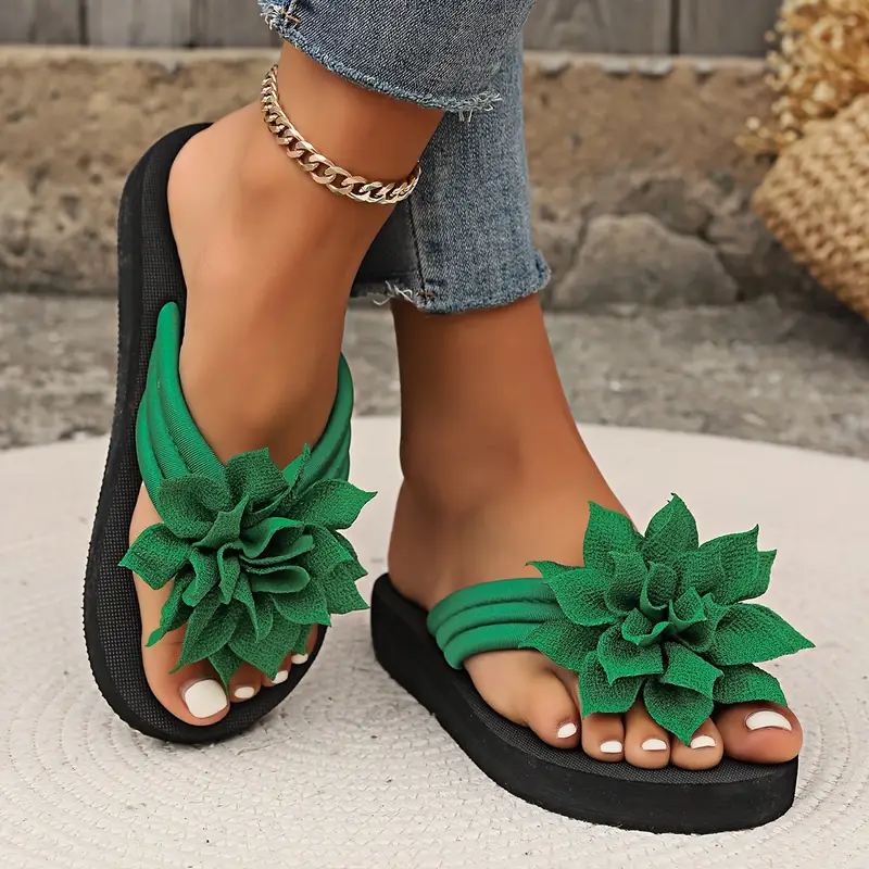REYNA™ WOMEN'S FLORAL EMBELLISHED FLIP-FLOPS - Image 10