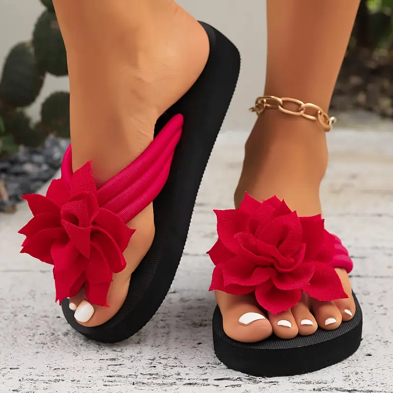 REYNA™ WOMEN'S FLORAL EMBELLISHED FLIP-FLOPS - Image 7