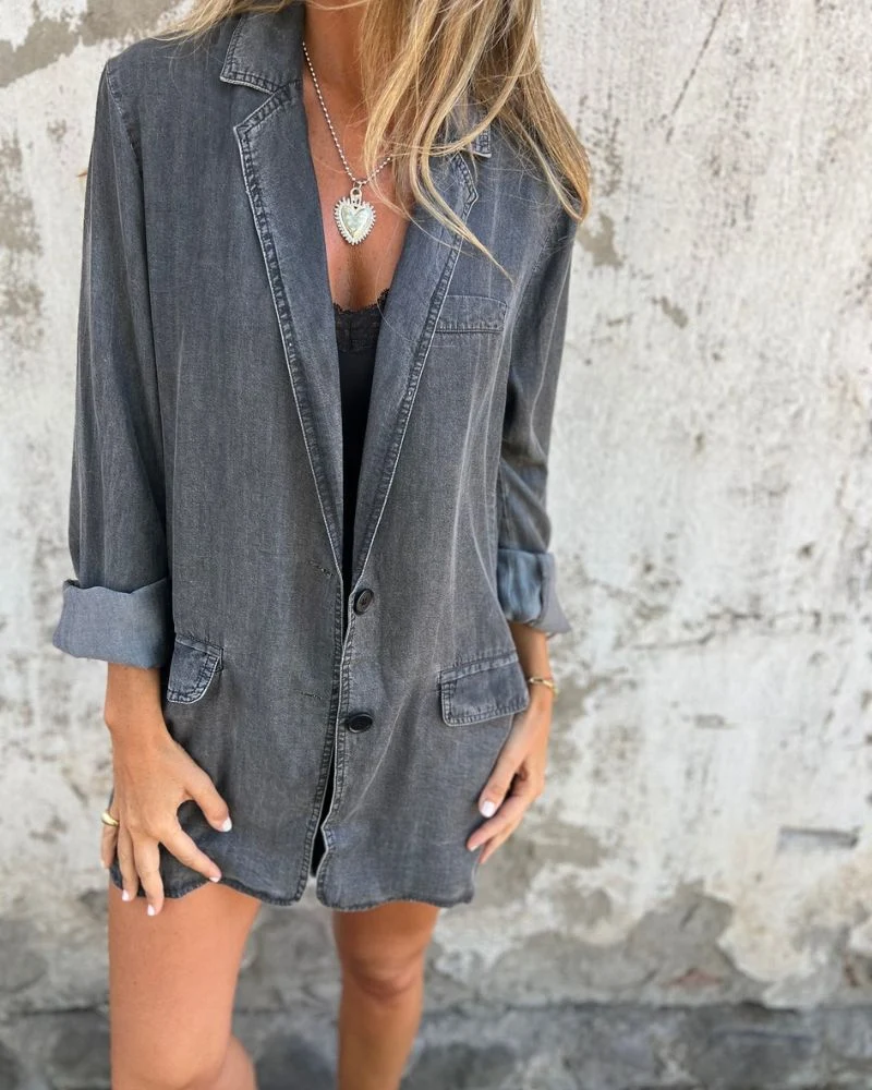 ROWENA™ | RELAXED DENIM BLAZER - Image 4