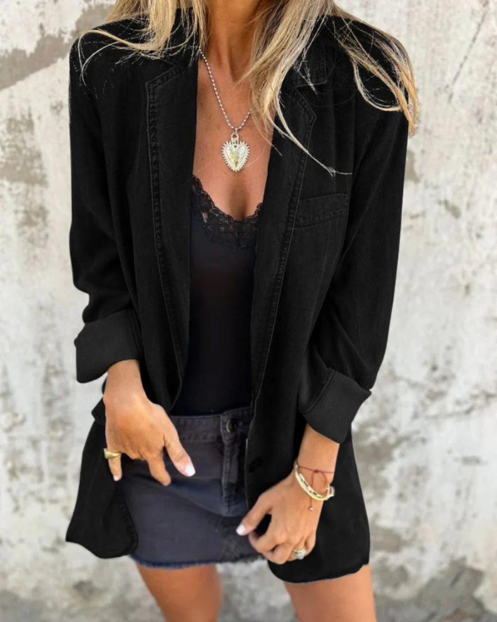 ROWENA™ | RELAXED DENIM BLAZER - Image 5