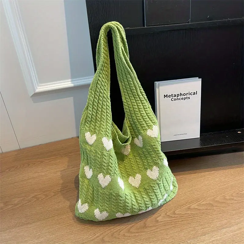 SARAH™ LOVE HEART PATTERN TOTE BAG - Image 6
