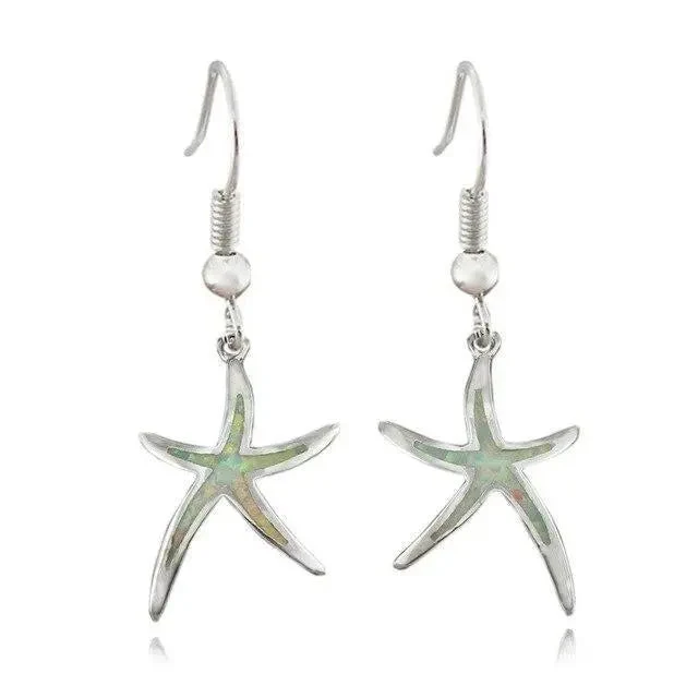 OCEAN STAR OPAL EARRINGS - Image 4