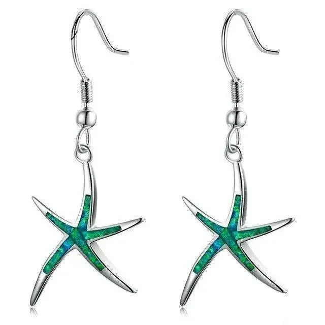 OCEAN STAR OPAL EARRINGS - Image 5