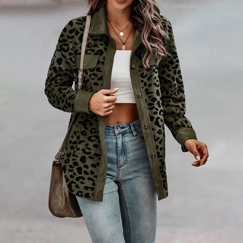SERAPHÉ™ LEOPARD PRINT BLAZER - Image 4
