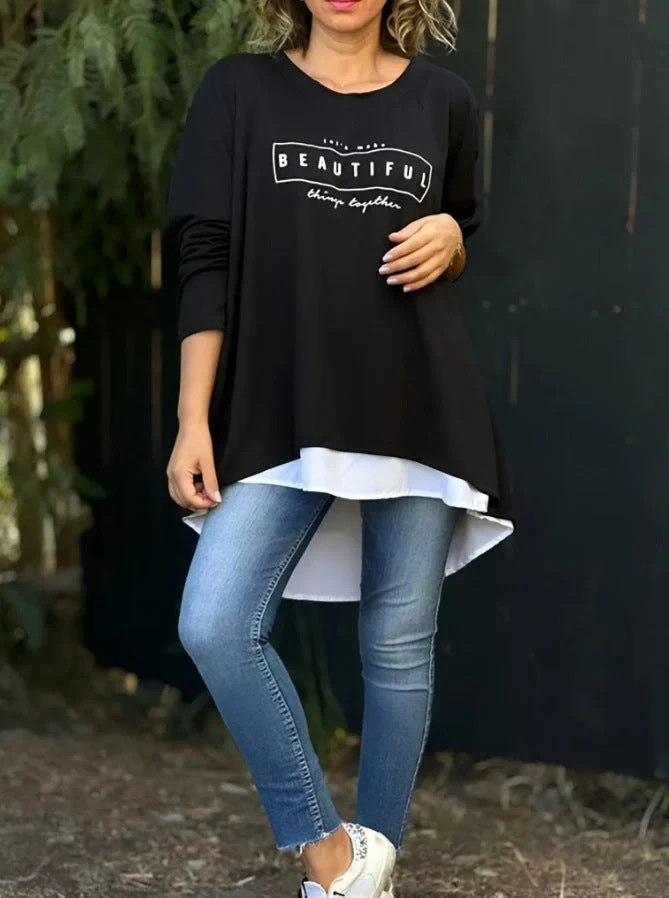 SIENNA™ | DUAL COMFORT LAYERED TEE - Image 3