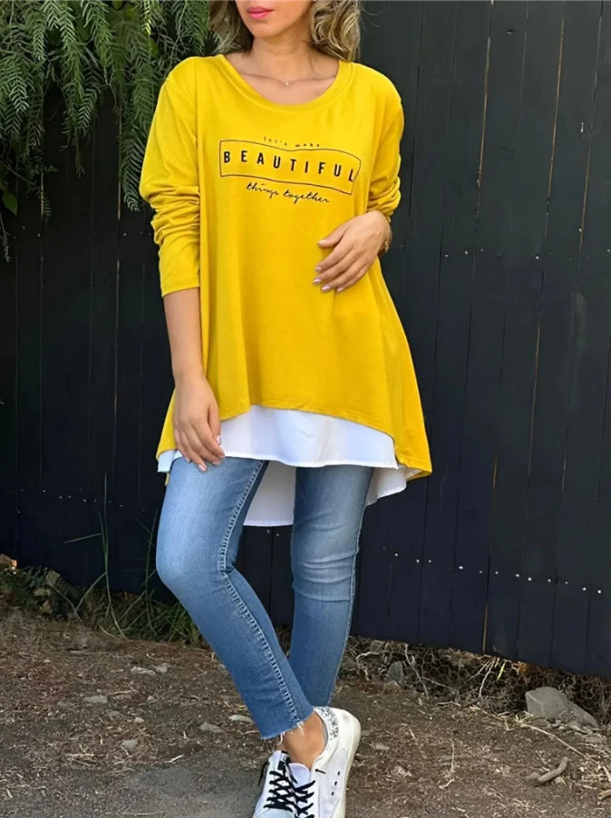 SIENNA™ | DUAL COMFORT LAYERED TEE - Image 4