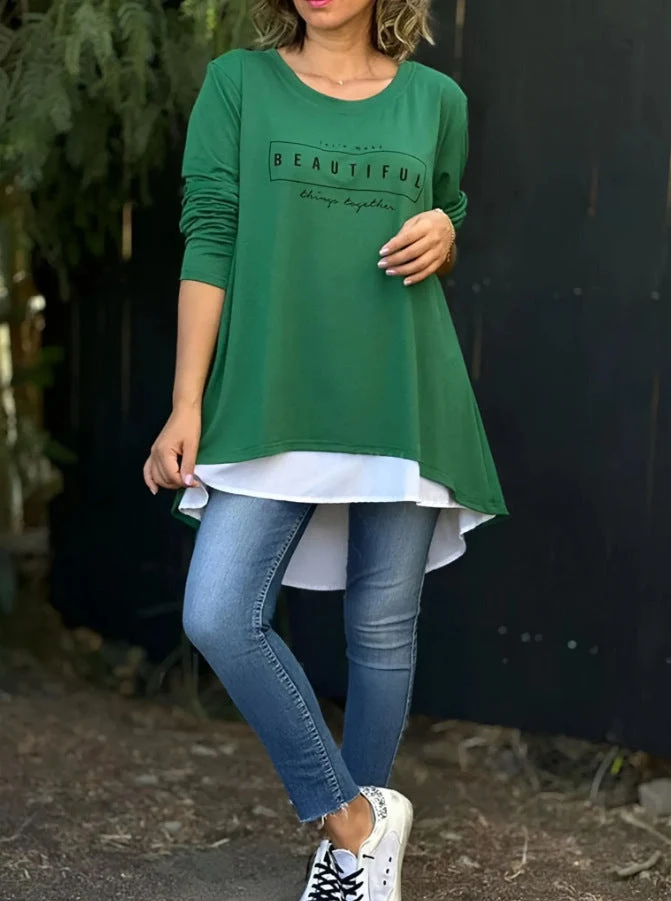 SIENNA™ | DUAL COMFORT LAYERED TEE - Image 5