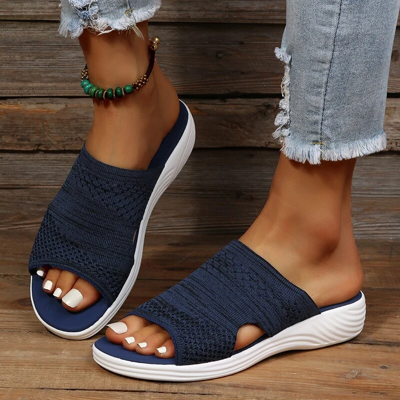 SLIP RESISTANT ORTHOPEDIC WEDGE SANDALS - Image 3