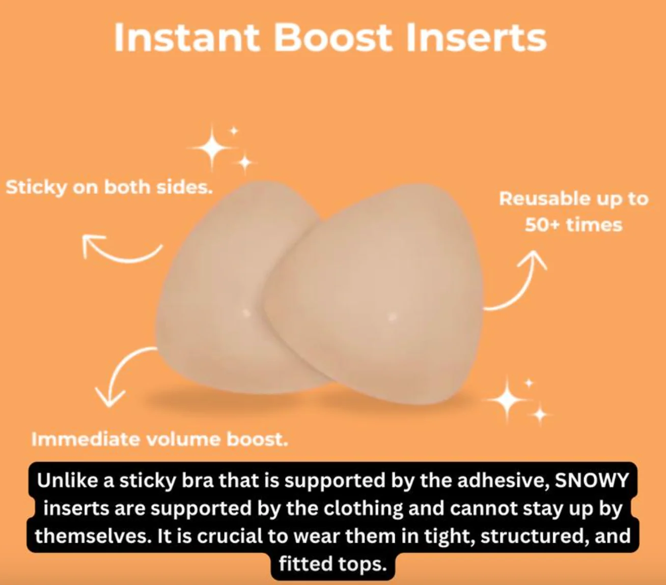 SNOWY™ STICKY INSERTS - INSTANT LIFT & BOOST - Image 6