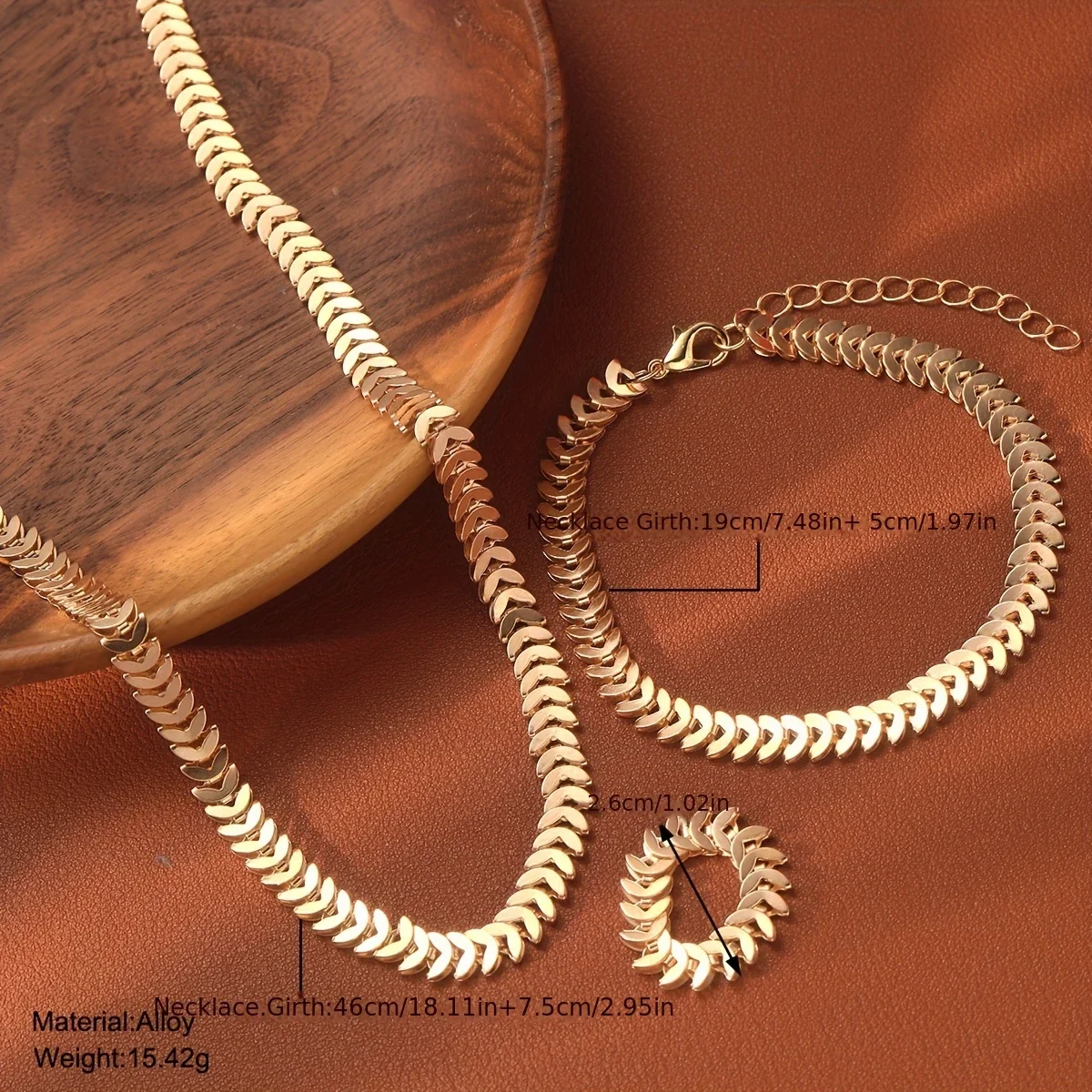 SOLARA BLOOM™ — 3PCS WOMEN’S NECKLACE, BRACELET & RING SET - Image 5