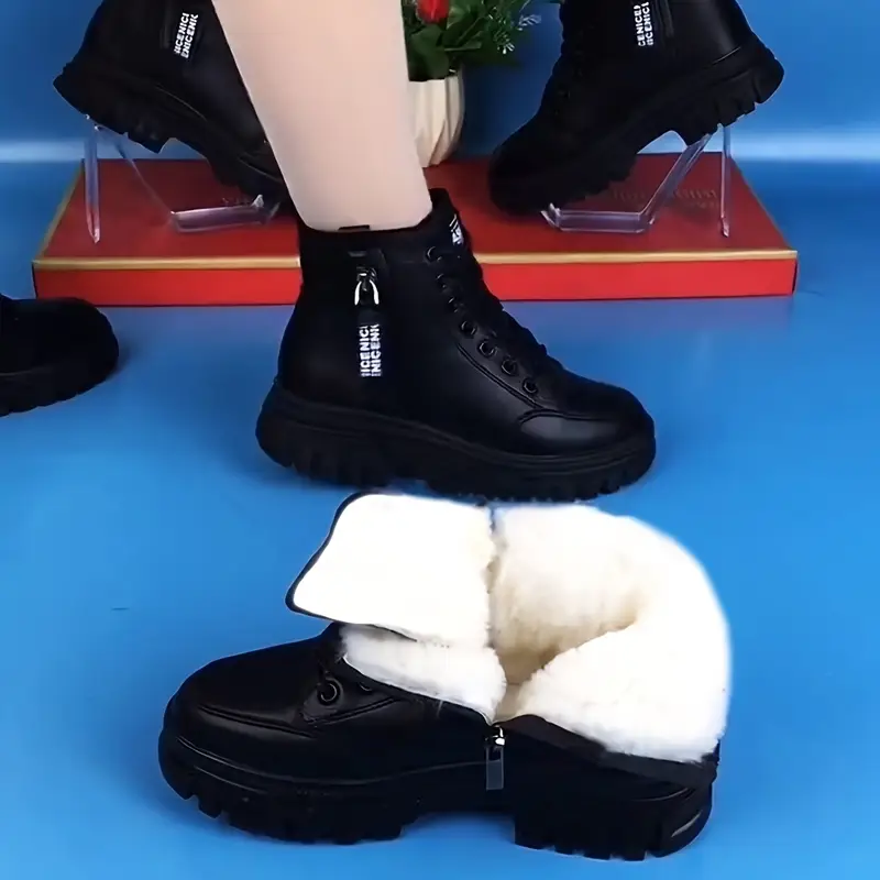 SONNETTE™ FLEECE-LINED WINTER ANKLE BOOTS - Image 4