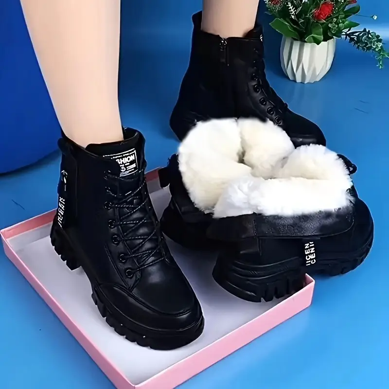 SONNETTE™ FLEECE-LINED WINTER ANKLE BOOTS - Image 5
