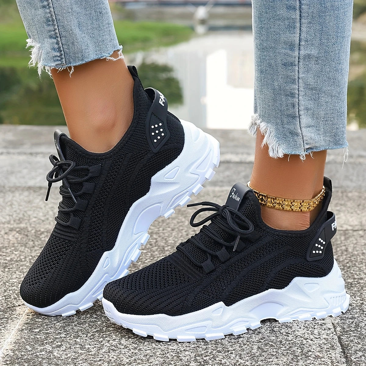 SOPHIE™ WOMEN'S BREATHABLE KNIT ORTHOPEDIC SNEAKERS - Image 3