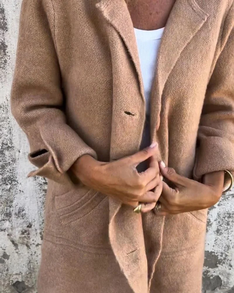 SORAYA™ | LONG CASUAL COAT - Image 3