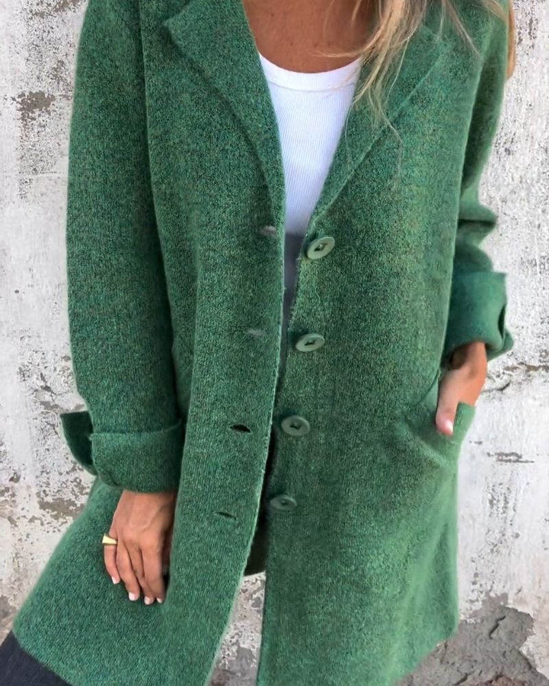 SORAYA™ | LONG CASUAL COAT - Image 5