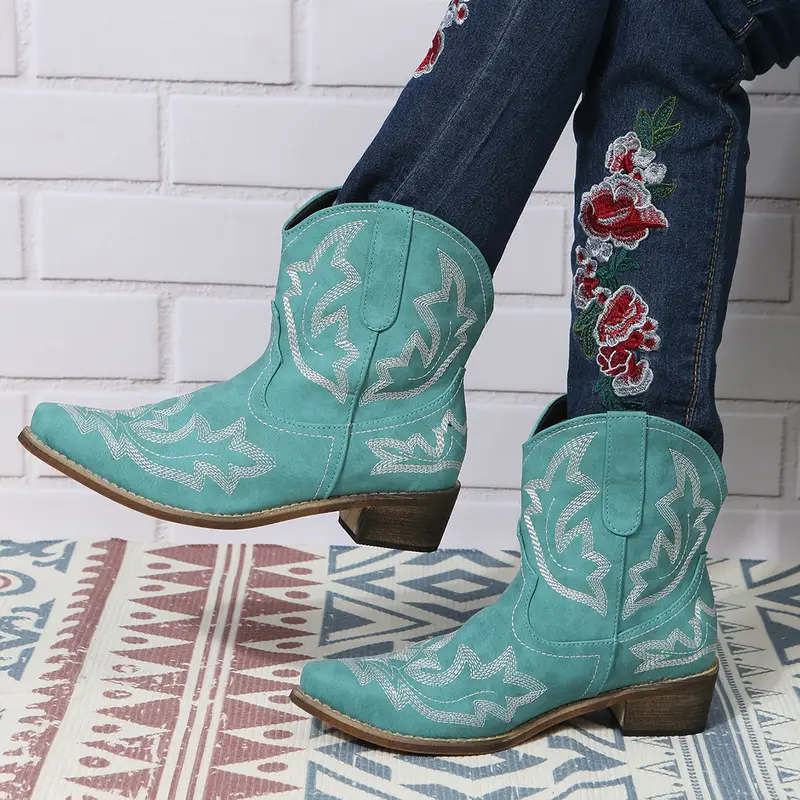 SORELLE™ VINTAGE FLORAL EMBROIDERED ANKLE BOOTS - Image 3