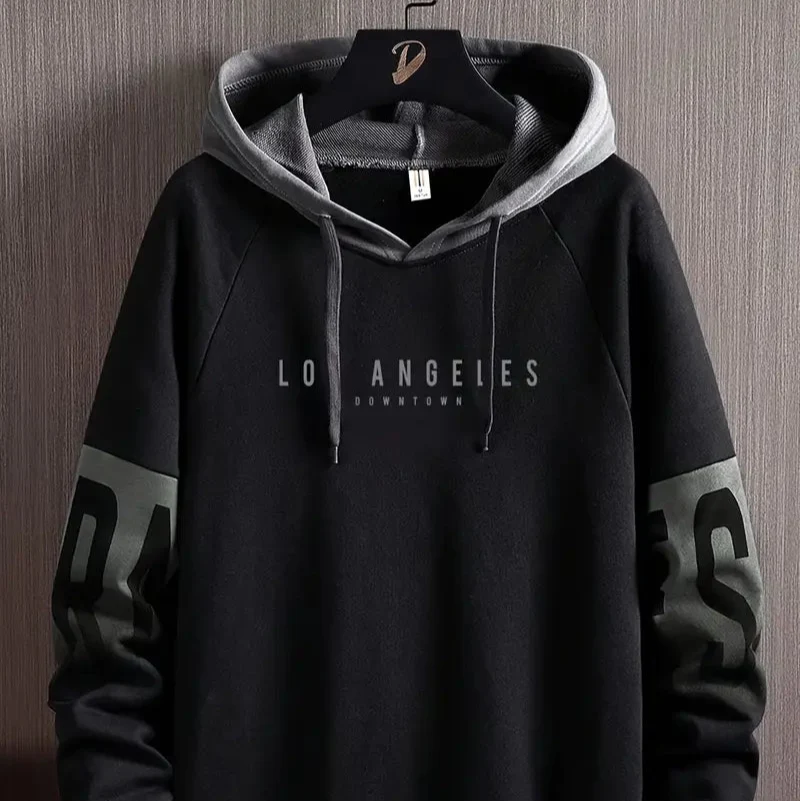 SOREN™ LOS ANGELES GRAPHIC COLOR-BLOCK HOODIE - Image 9