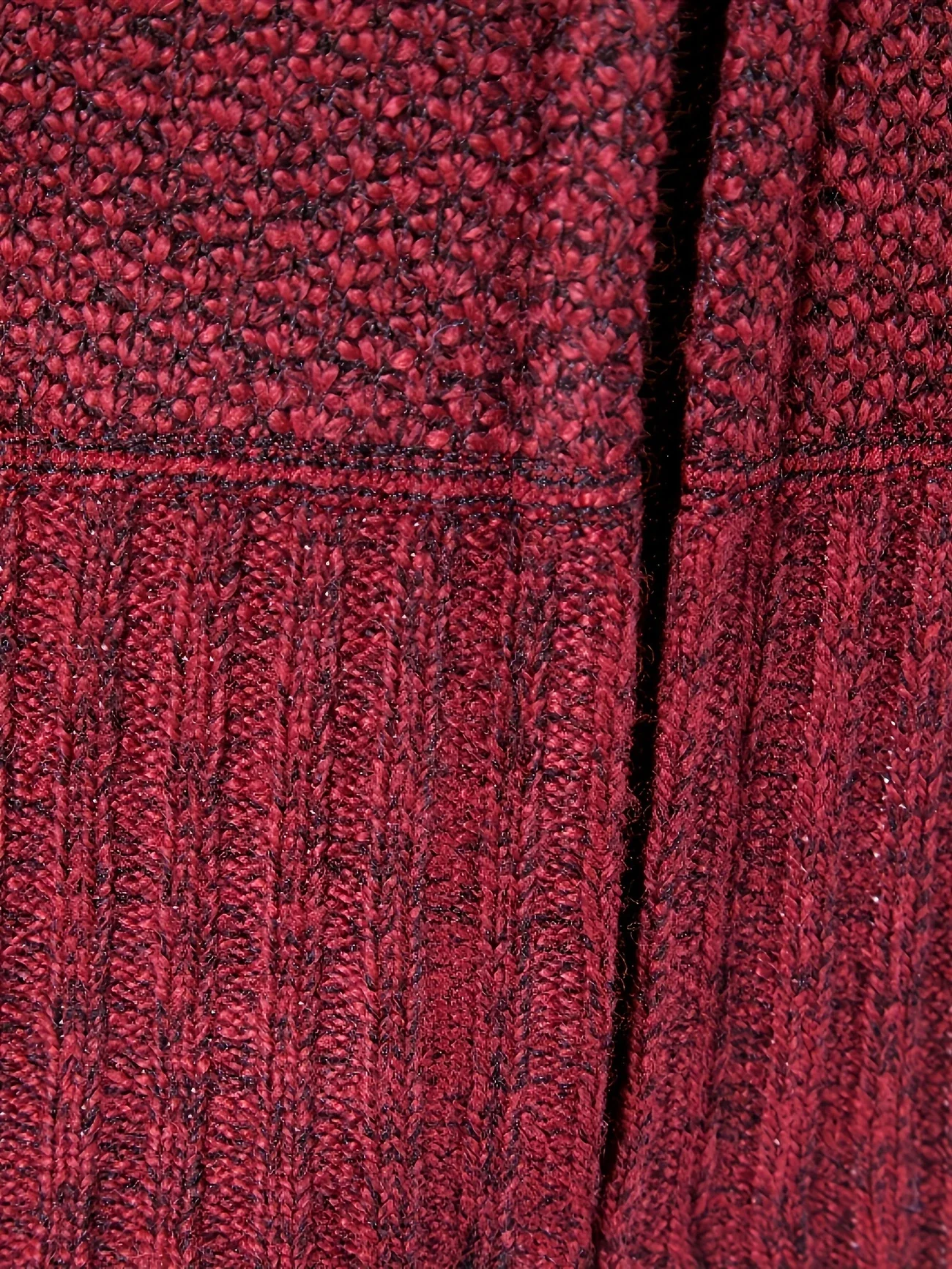 STONEVAULT EDGE™ — MEN’S HIGH NECK COLOR BLOCK FLEECE-KNIT SWEATER - Image 4