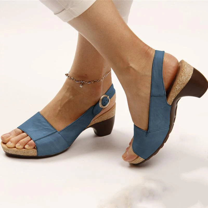 ELEGANT ORTHOPEDIC SUMMER HIGH-HEELED SANDALS - Image 3