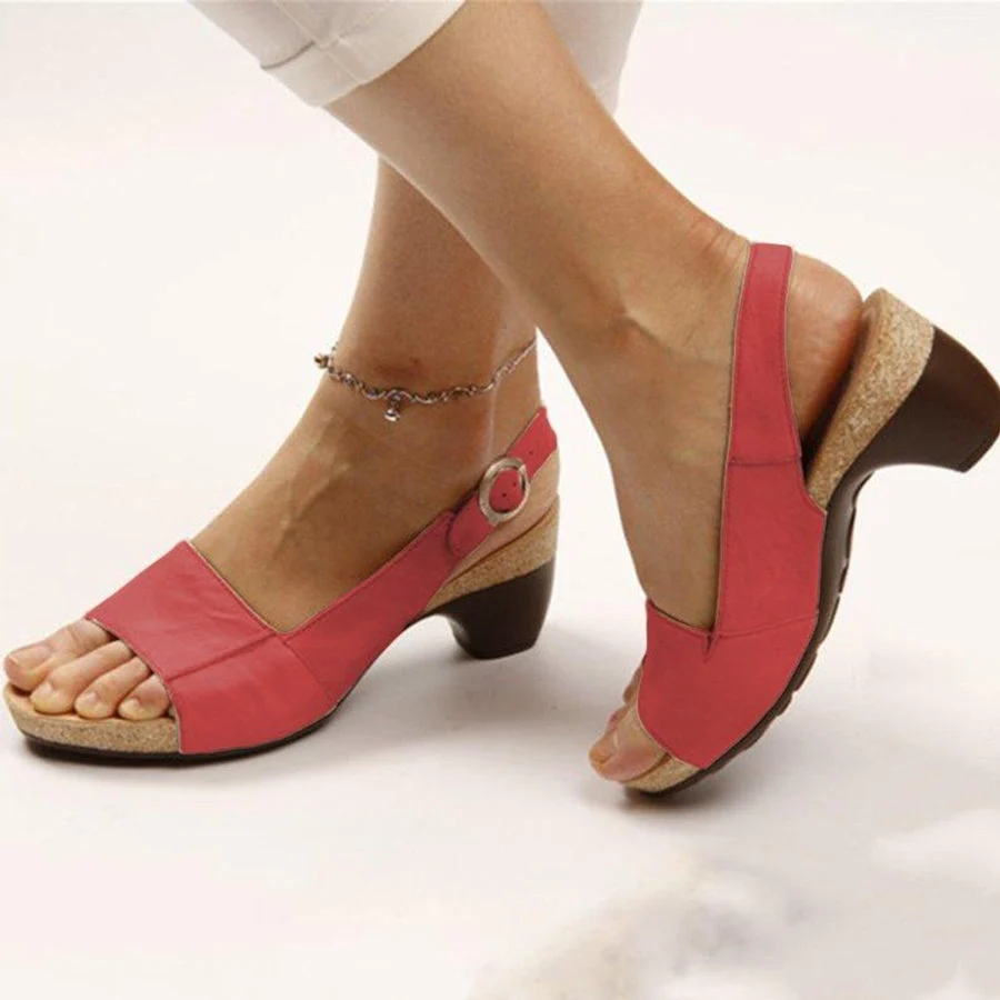 ELEGANT ORTHOPEDIC SUMMER HIGH-HEELED SANDALS - Image 4