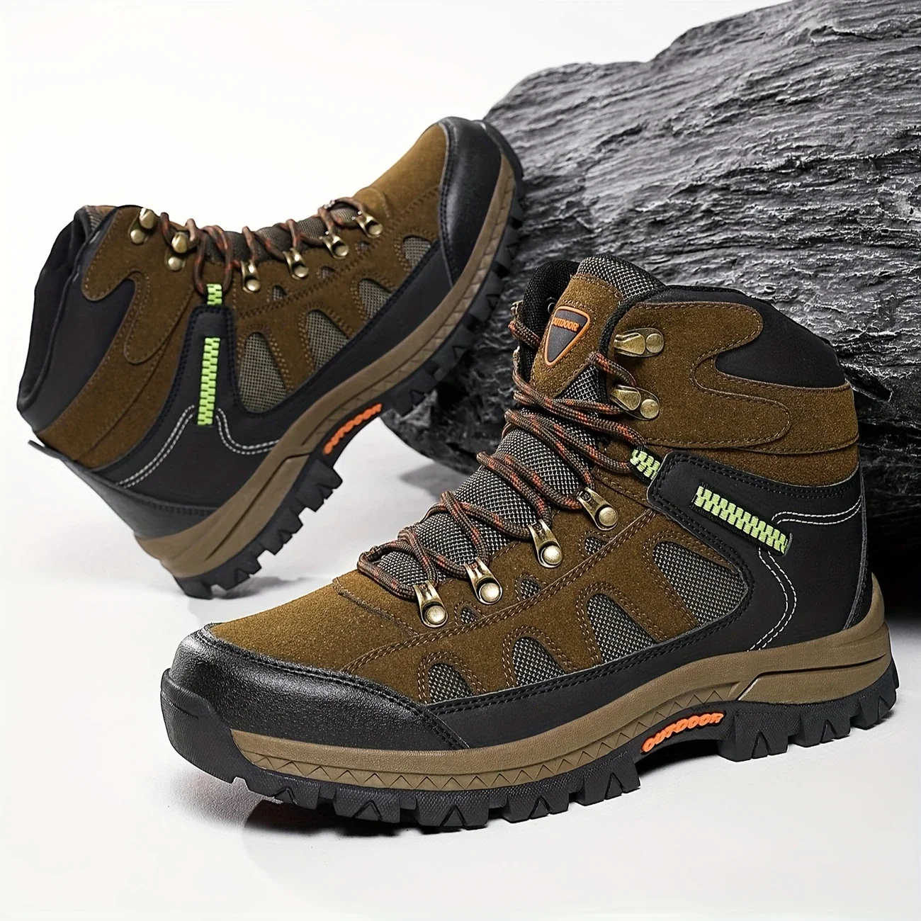 TERRAFLEX™ — MEN’S CAMO HIGH-TOP FASHION HIKING BOOTS - Image 7