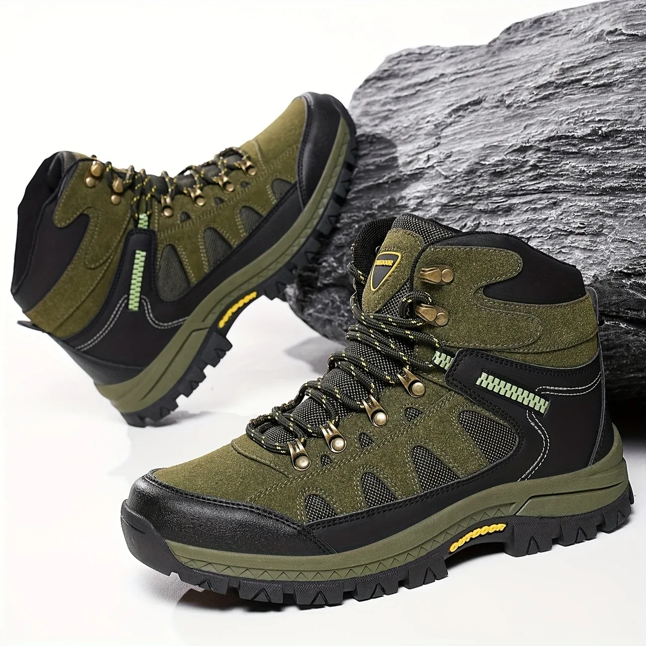 TERRAFLEX™ — MEN’S CAMO HIGH-TOP FASHION HIKING BOOTS - Image 8