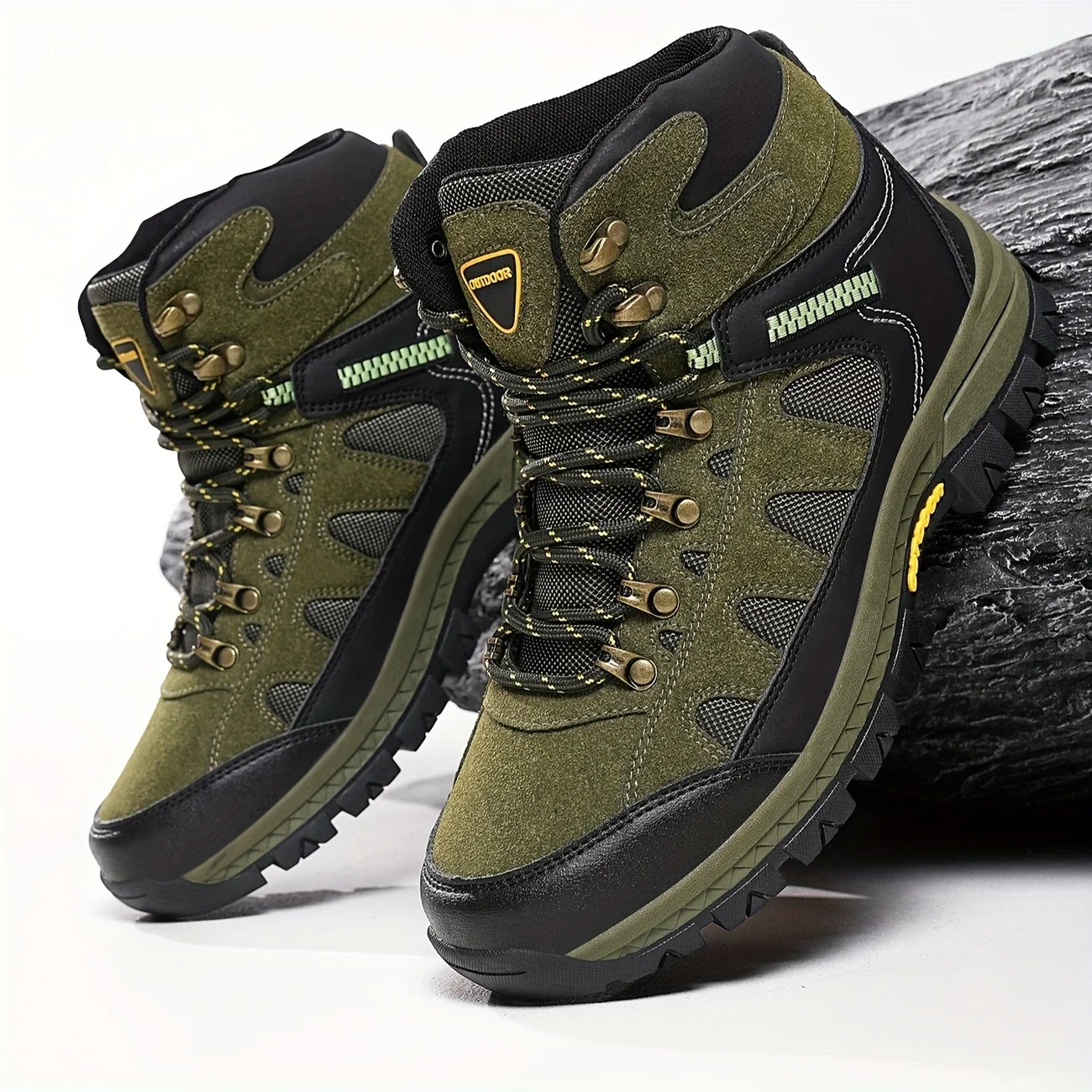 TERRAFLEX™ — MEN’S CAMO HIGH-TOP FASHION HIKING BOOTS - Image 9