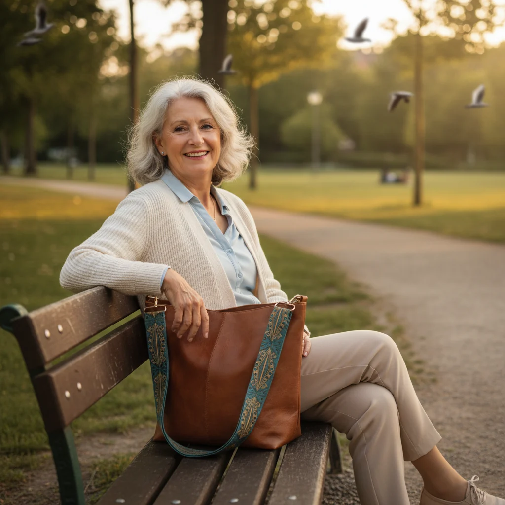 THÉRÈSEA AUTUMN VINTAGE BAG - Leather & Timeless - Image 9