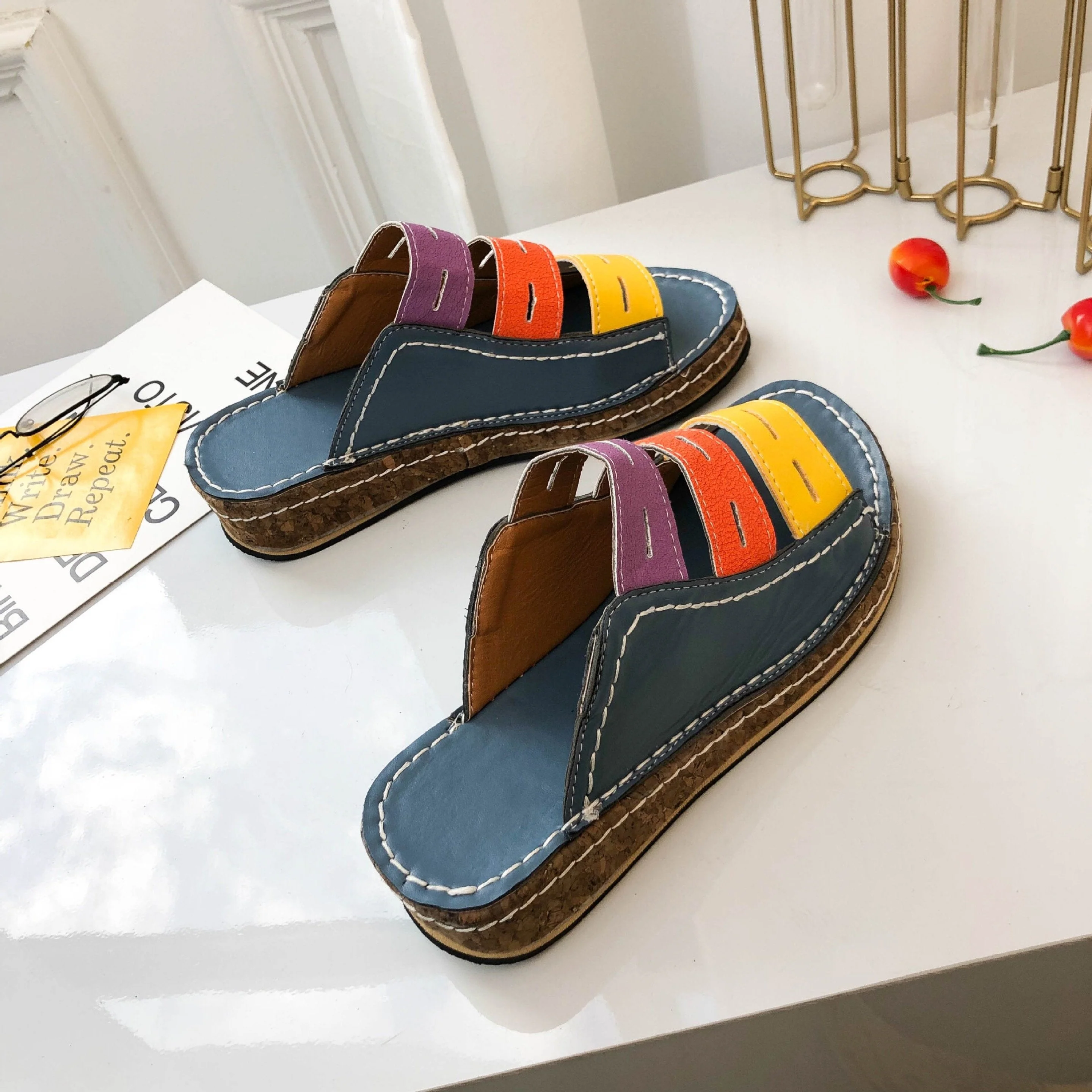 PREMIUM ORTHOPEDIC TRICOLOR SANDALS - 2025 - Image 11