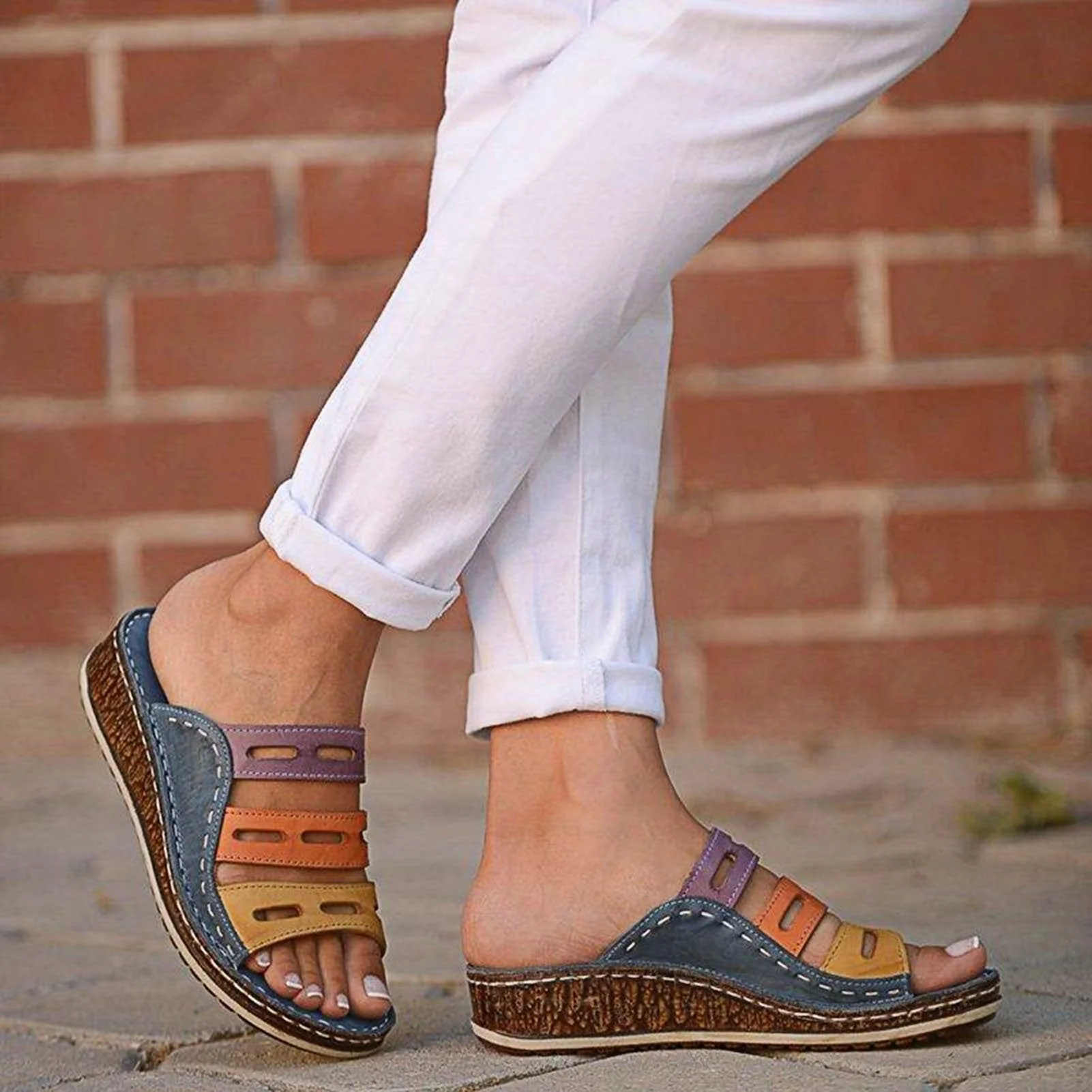 PREMIUM ORTHOPEDIC TRICOLOR SANDALS - 2025 - Image 3