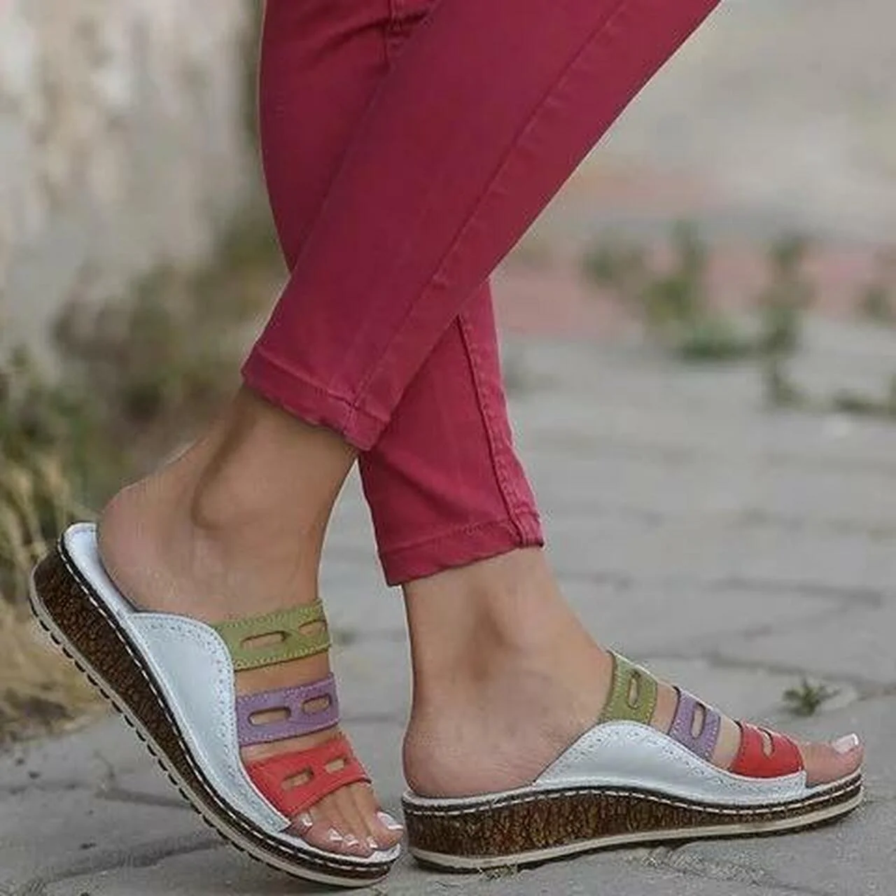 PREMIUM ORTHOPEDIC TRICOLOR SANDALS - 2025 - Image 4