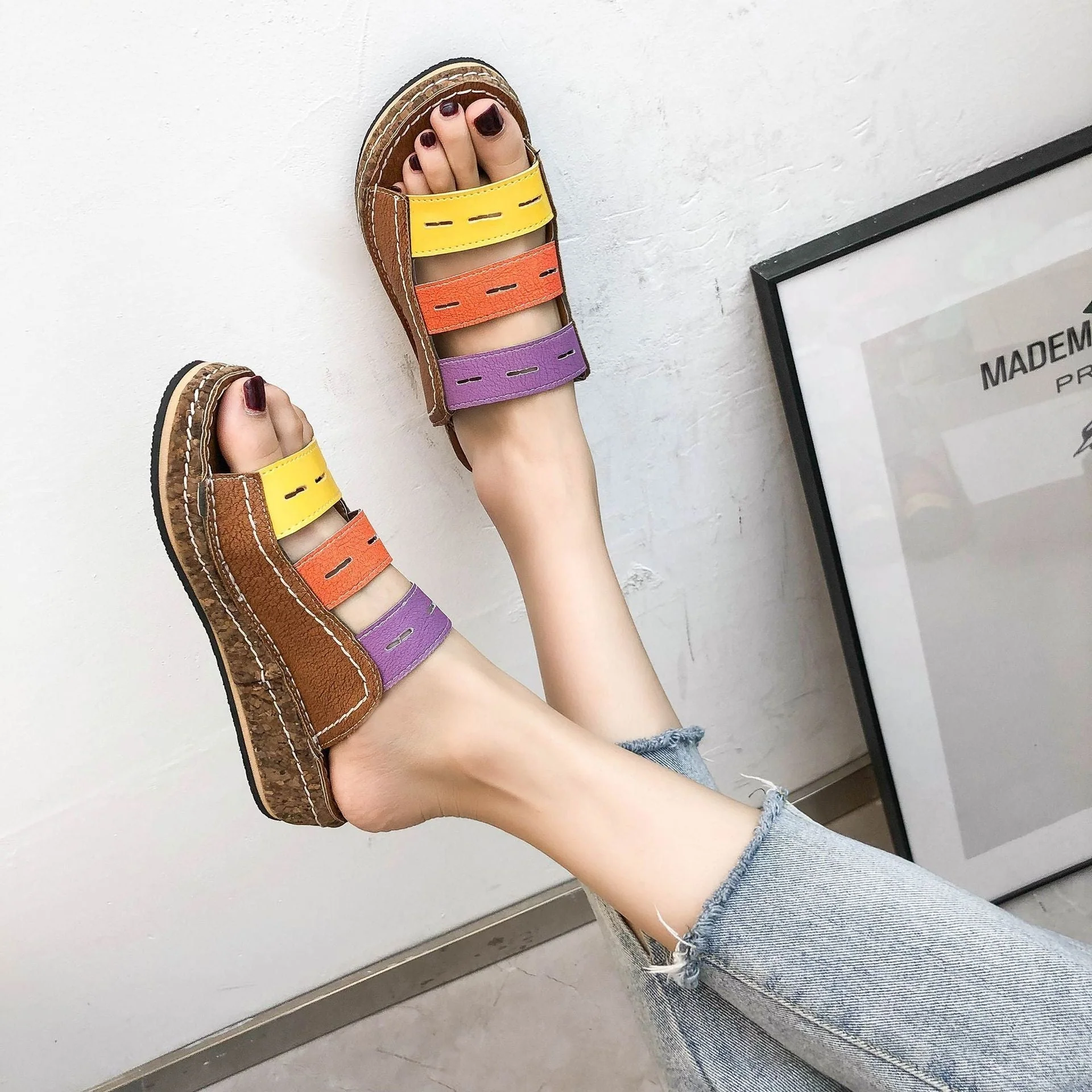 PREMIUM ORTHOPEDIC TRICOLOR SANDALS - 2025 - Image 5