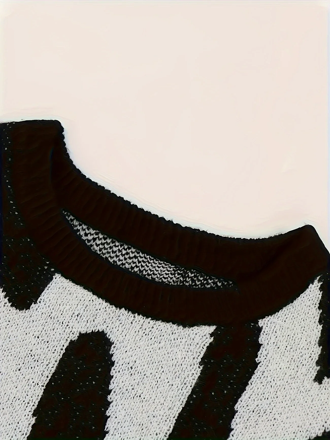 VARSITY SHADE™ — 2025 FALL MEN’S COLOR BLOCK GEOMETRIC KNIT SWEATER - Image 4