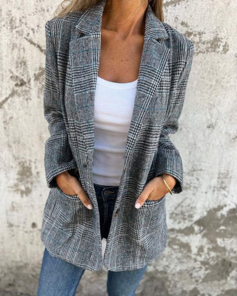 VIENNA™ | CLASSIC CHECKED BLAZER - Image 2