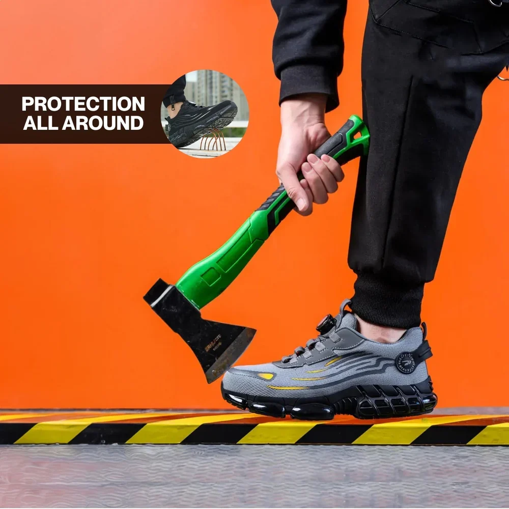 VIGORACE™ HEALTHY & PROTECTIVE STEEL TOE SNEAKERS - Image 3