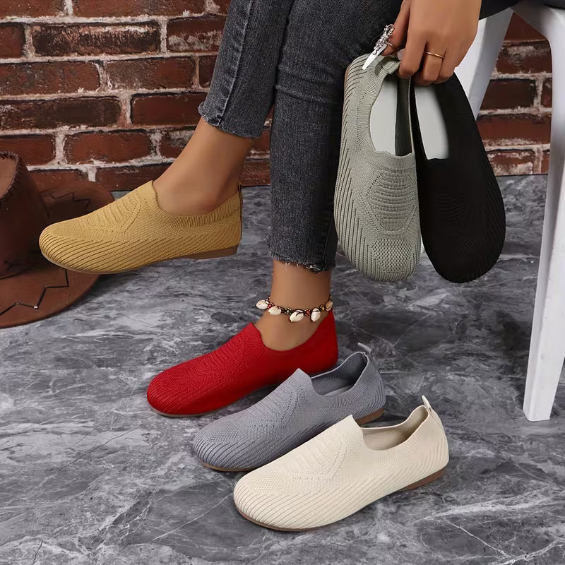 VINE | ULTRA-FLEX WOVEN ROUND-TOE FLAT LOAFERS - Image 9
