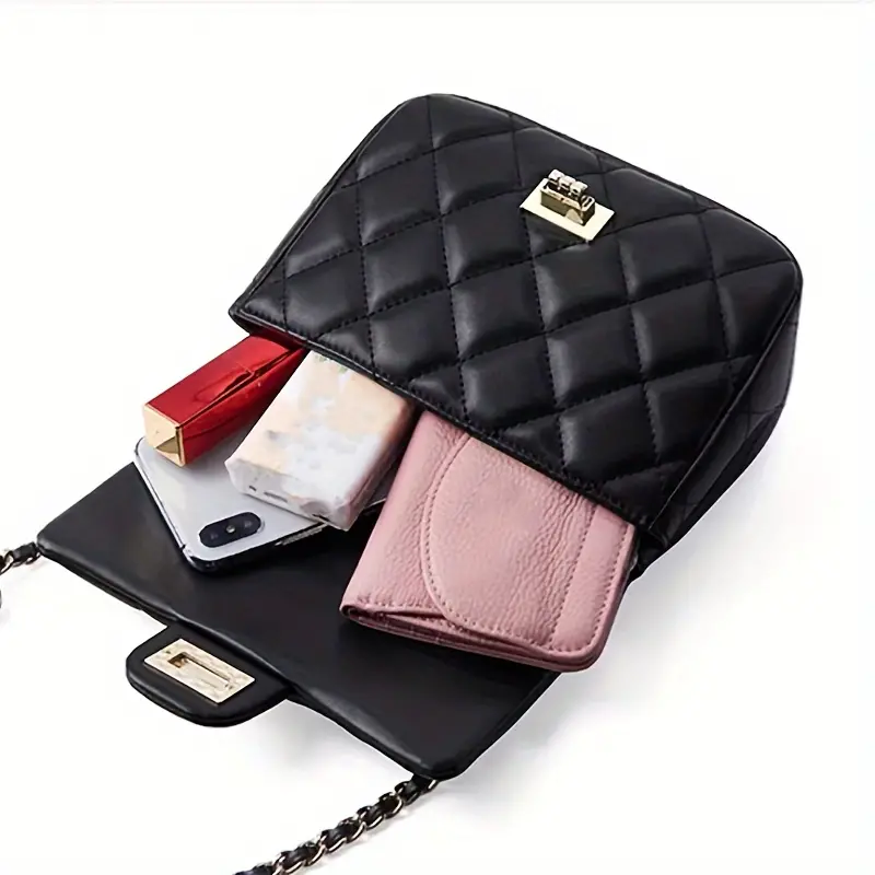 VIVIENNE™ LUXURY ARGYLE QUILTED CROSSBODY BAG - Image 2