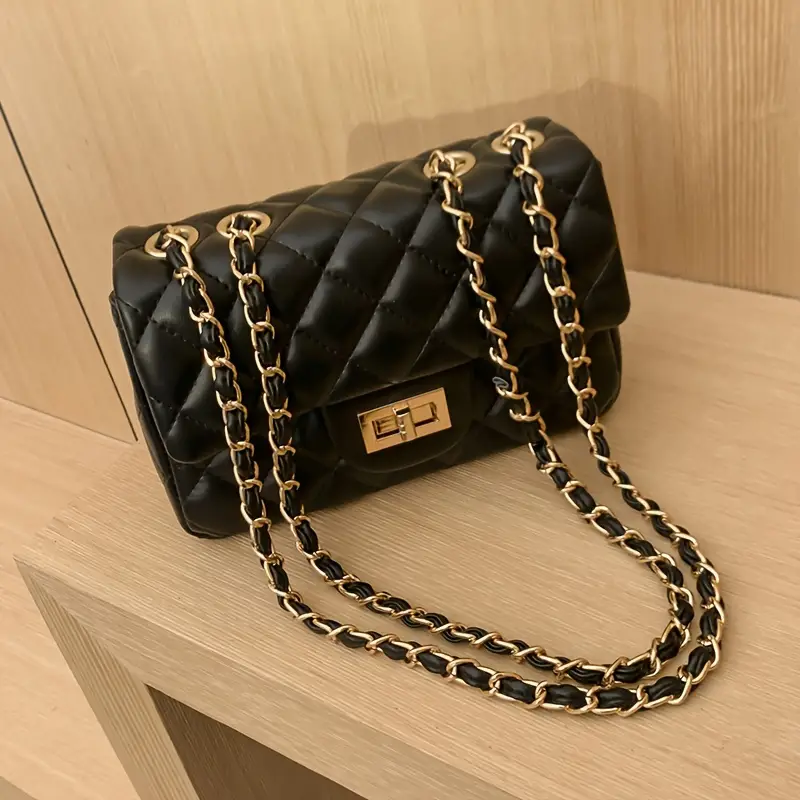 VIVIENNE™ LUXURY ARGYLE QUILTED CROSSBODY BAG - Image 4