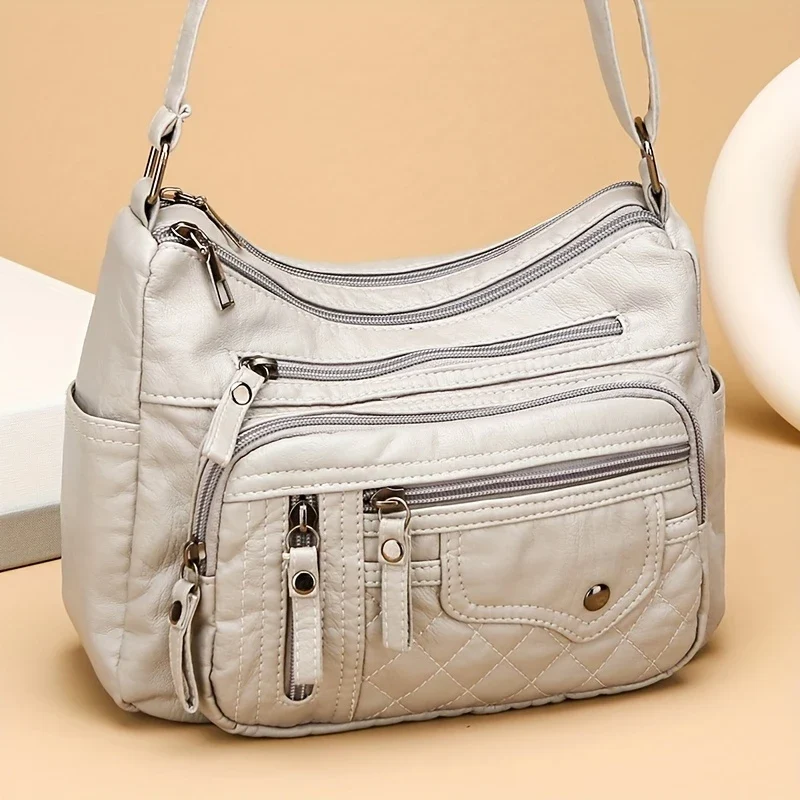 VOYAGE CHARM™ — LARGE CAPACITY NYLON SHOULDER BAG WITH ANTI-THEFT ZIP - Image 5