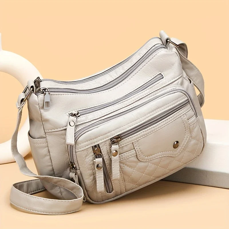 VOYAGE CHARM™ — LARGE CAPACITY NYLON SHOULDER BAG WITH ANTI-THEFT ZIP - Image 7