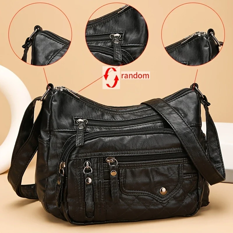 VOYAGE CHARM™ — LARGE CAPACITY NYLON SHOULDER BAG WITH ANTI-THEFT ZIP - Image 8