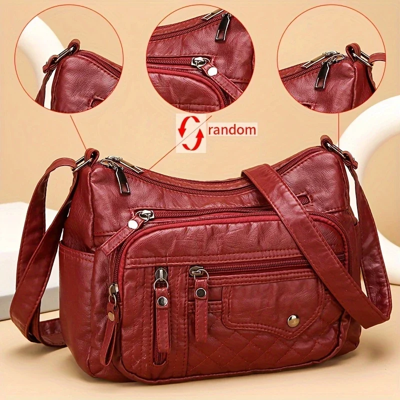 VOYAGE CHARM™ — LARGE CAPACITY NYLON SHOULDER BAG WITH ANTI-THEFT ZIP - Image 9