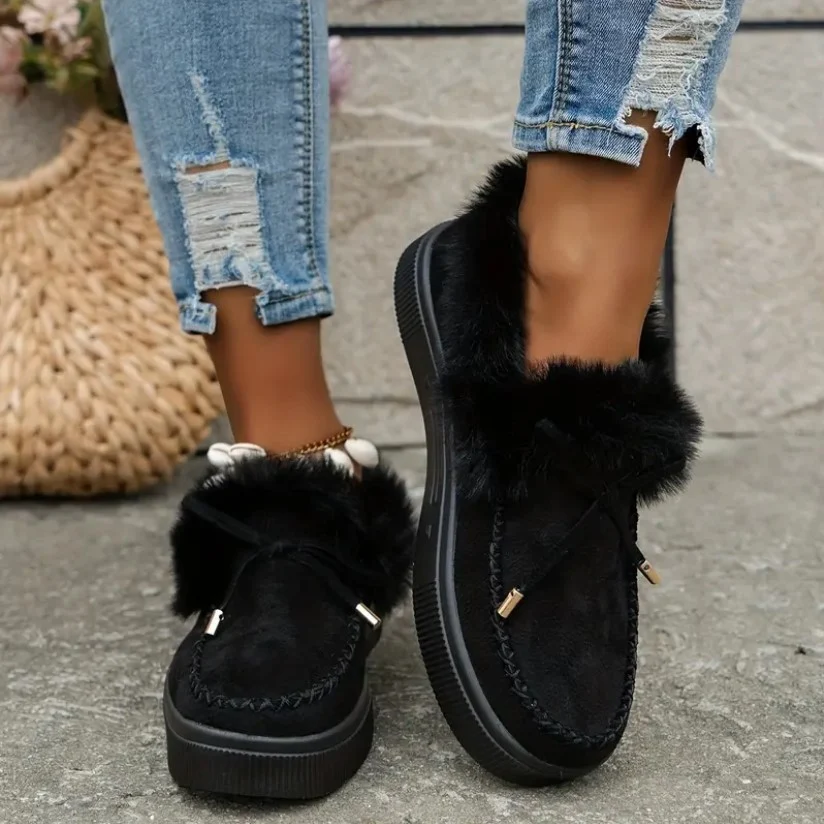 WOMEN'S ROUND HEAD ORTHO WARM COTTON SHOES 2025 - Image 16