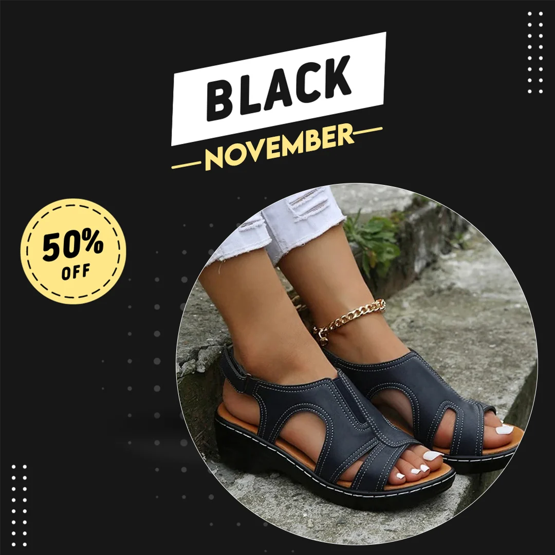 PREMIUM™ ORTHOPEDIC LEATHER WEDGE SANDALS 🎁 NOVEMBER SALE - Image 11