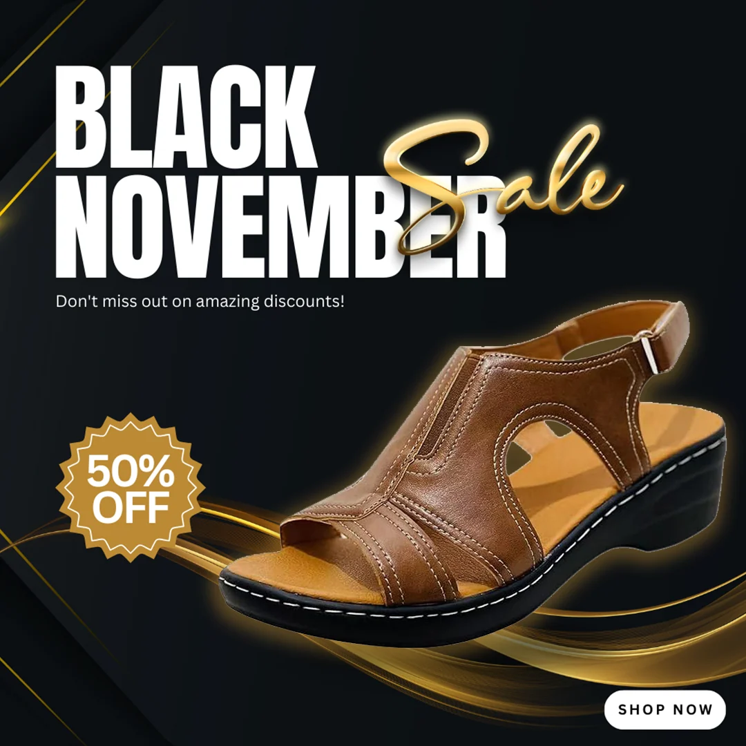 PREMIUM™ ORTHOPEDIC LEATHER WEDGE SANDALS 🎁 NOVEMBER SALE - Image 12