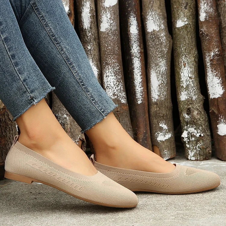 WOMEN'S WOVEN BREATHABLE FLAT ORTHOPEDIC SHOES - Image 10