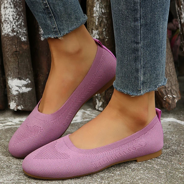 WOMEN'S WOVEN BREATHABLE FLAT ORTHOPEDIC SHOES - Image 2