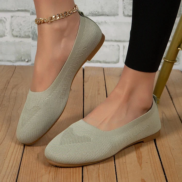 WOMEN'S WOVEN BREATHABLE FLAT ORTHOPEDIC SHOES - Image 3